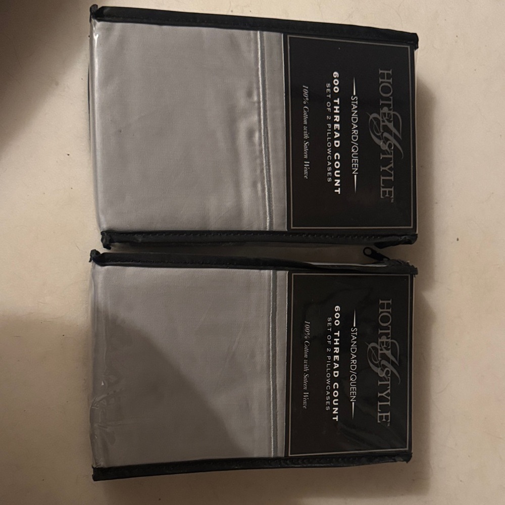 Dark Gray pillow case Set